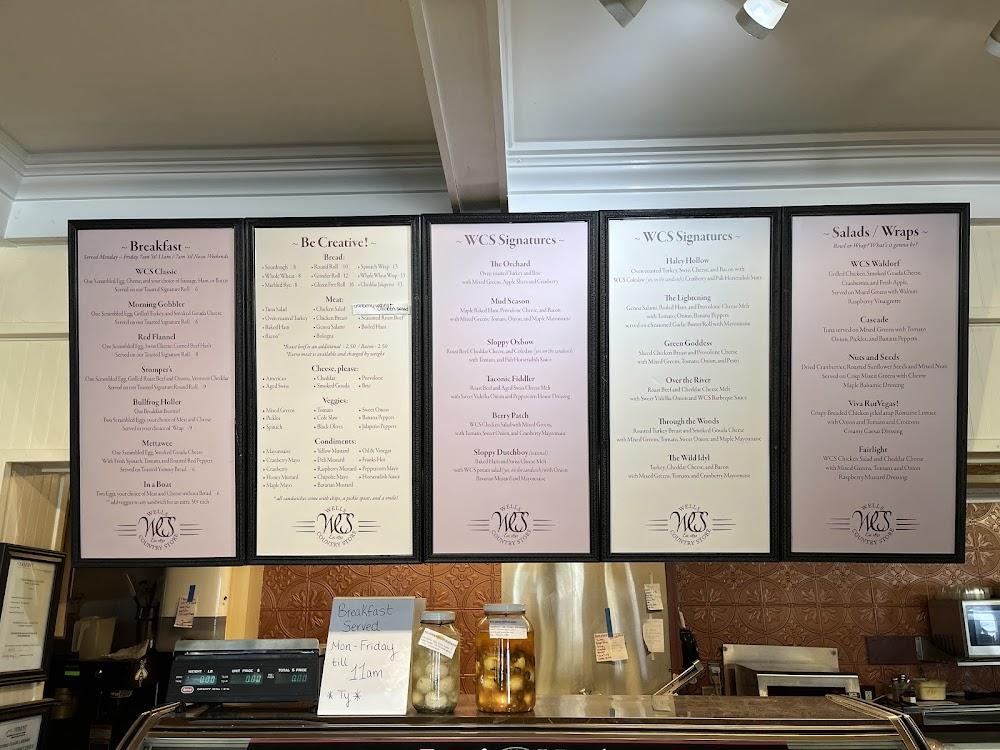The Wells Country Store Menu image 2