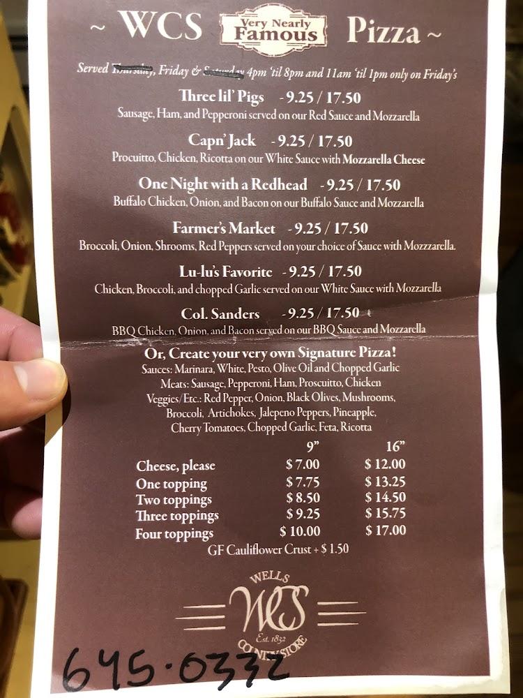 The Wells Country Store Menu image 4
